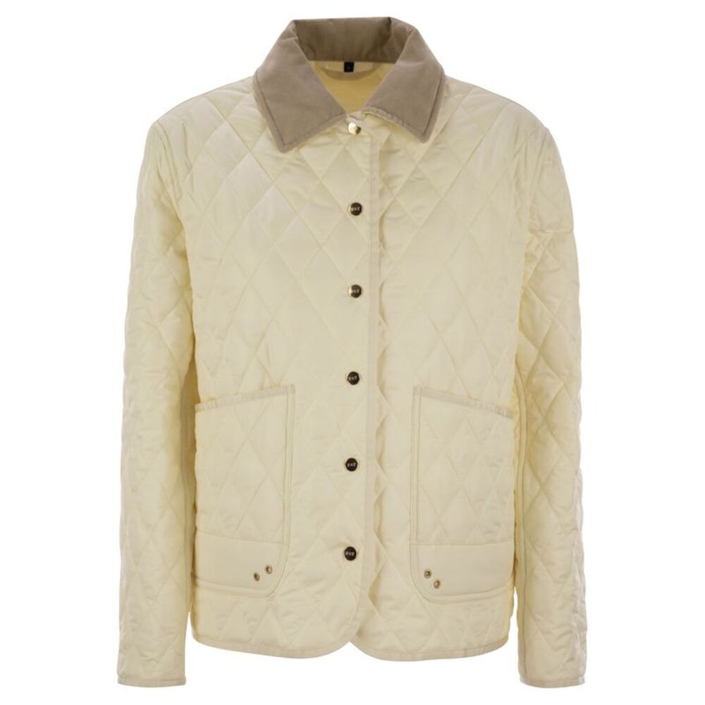 Fay Women Diamond Quilted Nylon Shirt Jacket